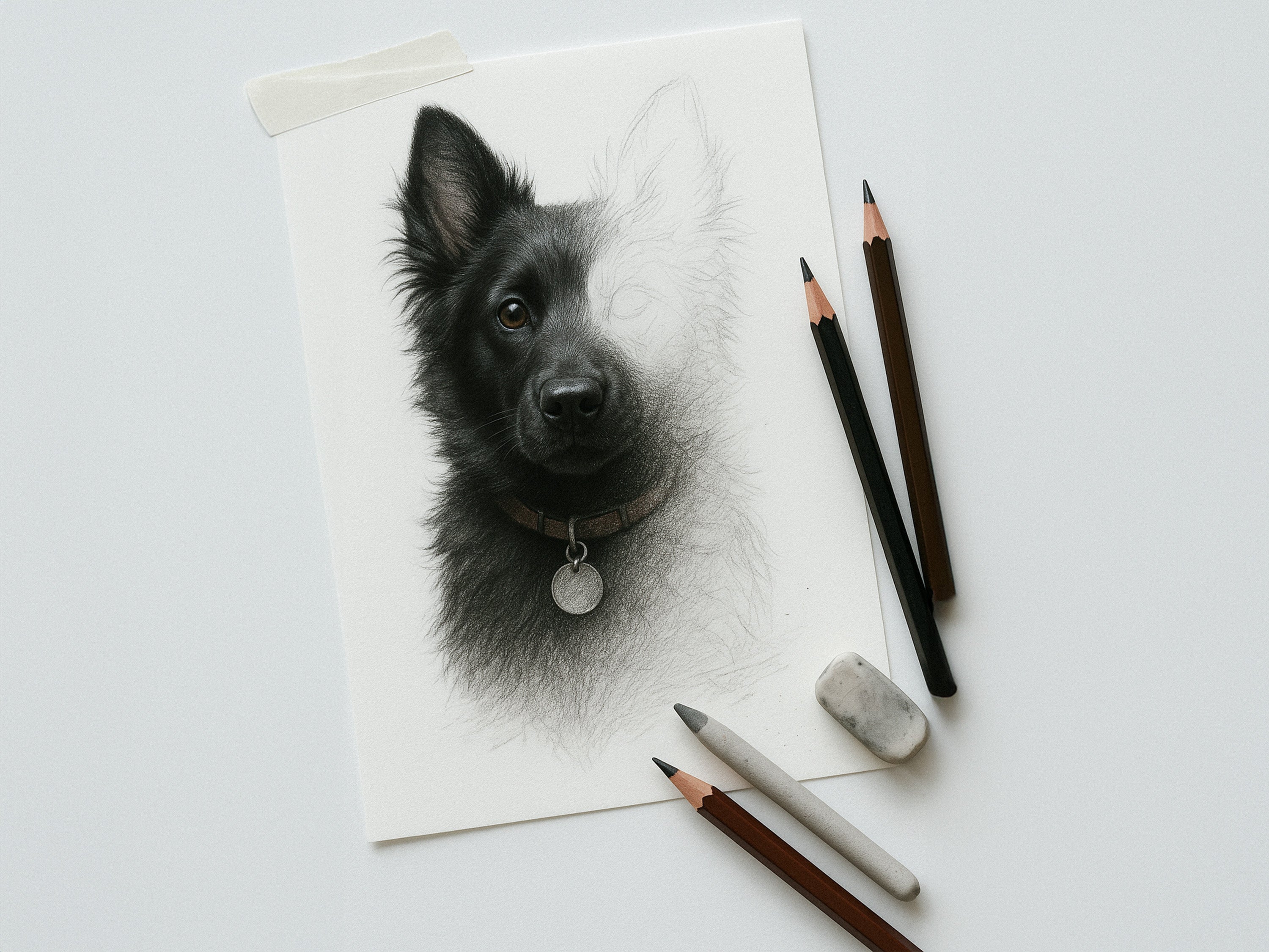 Your dog portrait - Sketch
